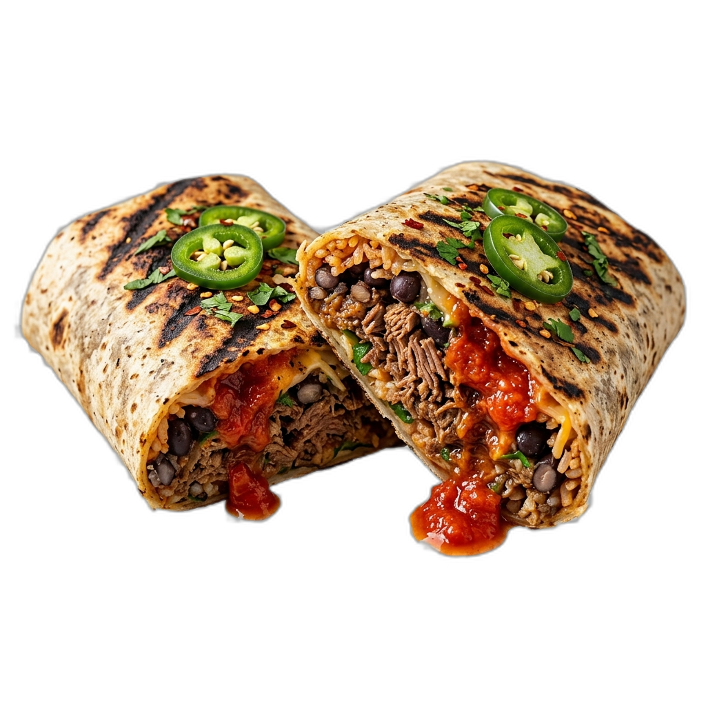 Spiced Mexican Burrito Large